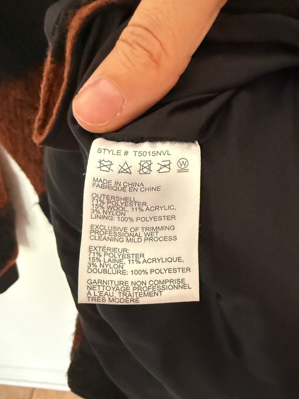 Anthropologie NVLT Brushed Buffalo Check Coat - Picture 11 of 14